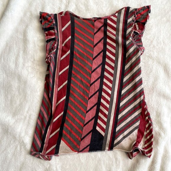 Armani Exchange Red Patterned Top - Picture 2 of 7